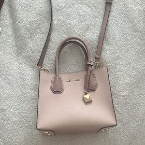 Michael Kors Blush and Taupe Satchel